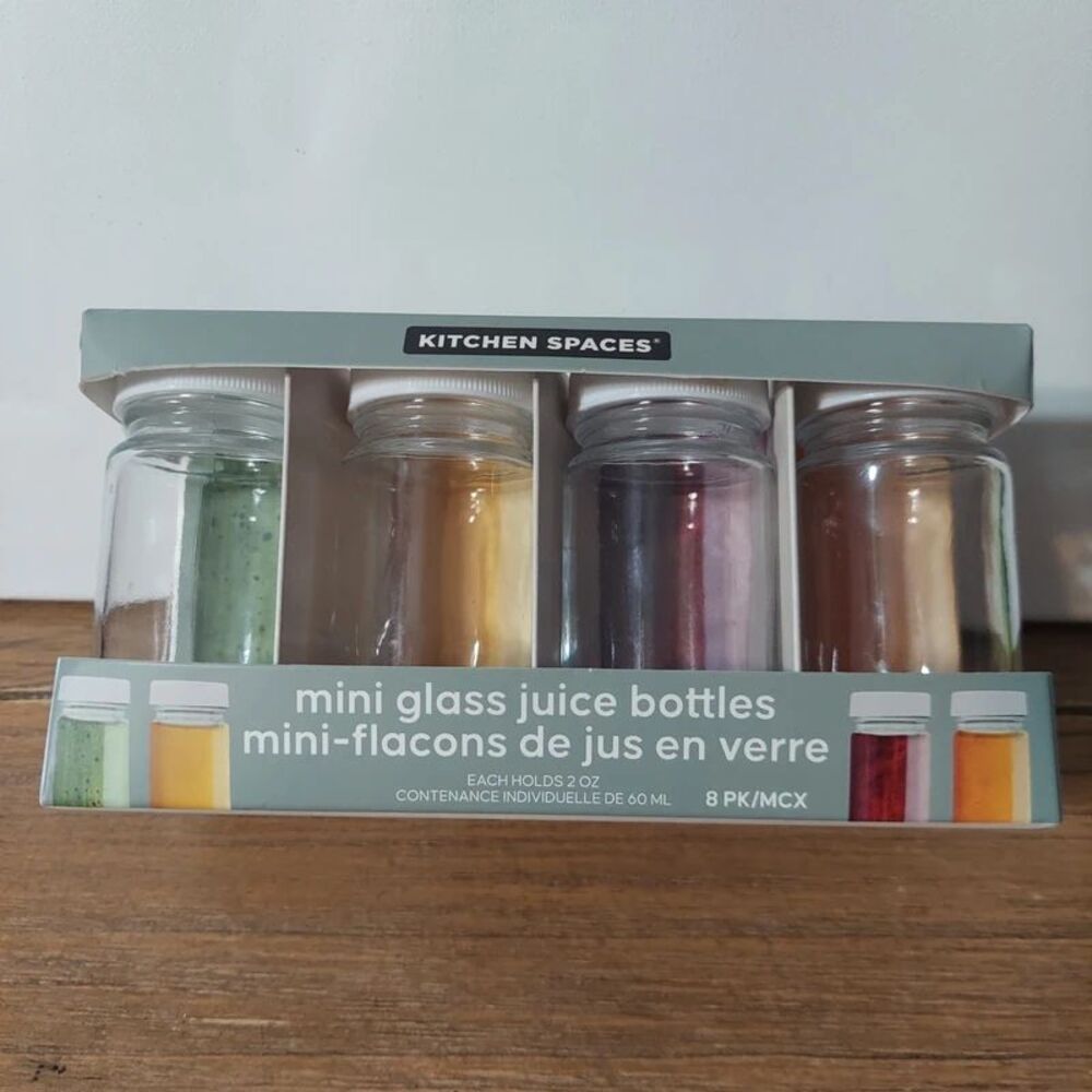 Mini Glas Juice Bottles